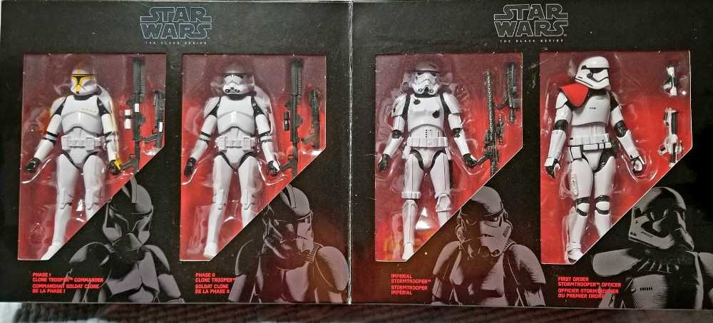 evolution of the stormtrooper four pack - Hasbro (The Clone Wars) action figure collectible [Barcode 630509389933] - Main Image 3