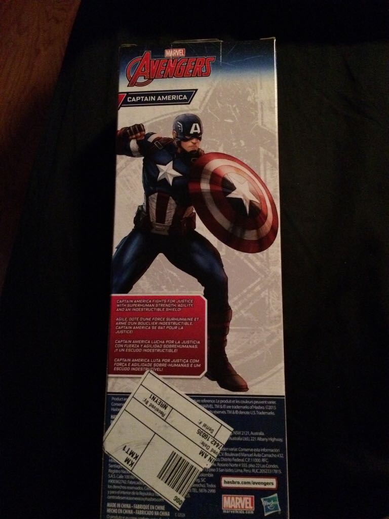 Captain America - Hasbro (Avengers Titan Heroes) action figure collectible [Barcode 630509390793] - Main Image 2