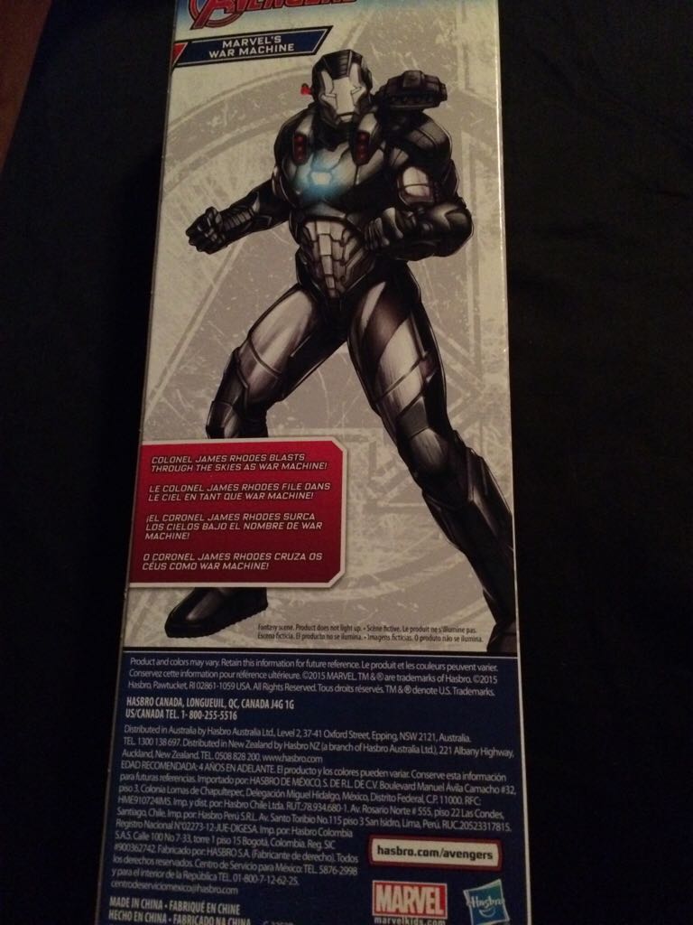 War Machine  - Hasbro (Avengers Titan Heroes) action figure collectible [Barcode 630509390809] - Main Image 2