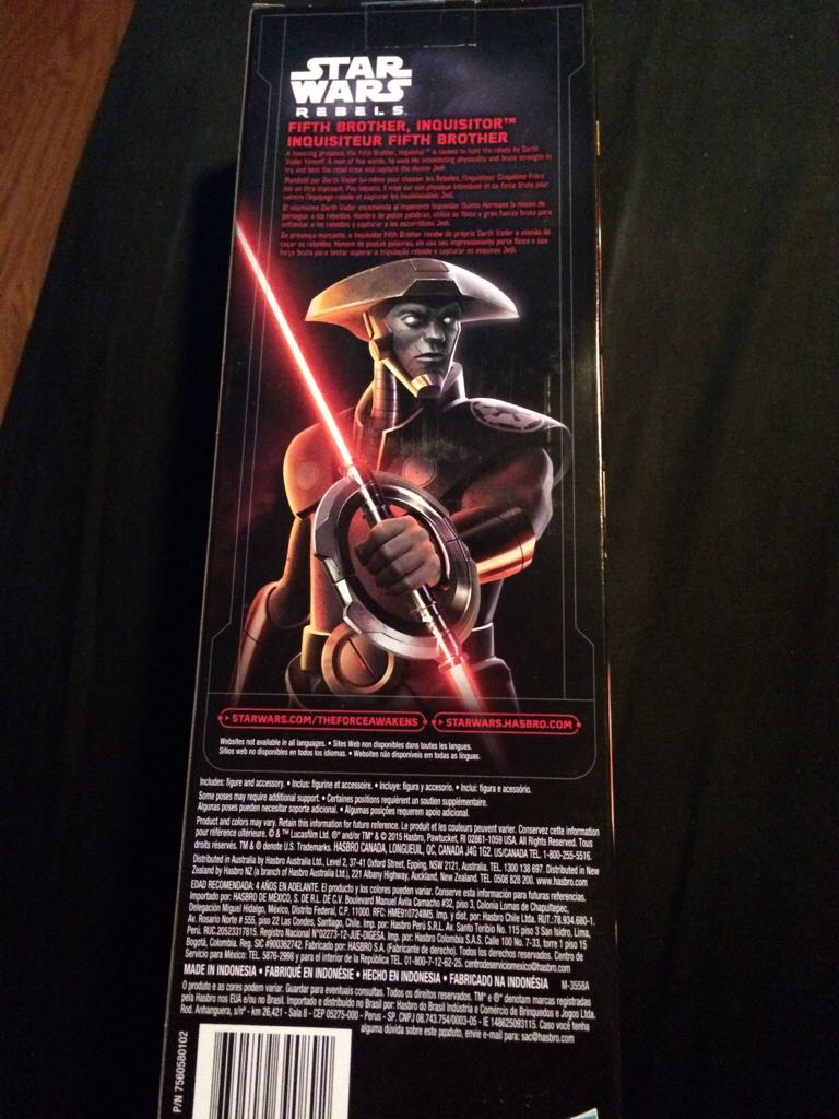 Fifth Brother Inquisitor  - Hasbro (Star Wars Rebels) action figure collectible [Barcode 630509390892] - Main Image 2