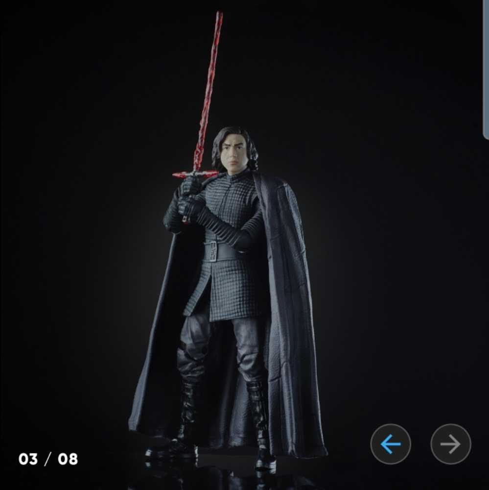 Kylo Ren (Unmasked) #26 - Hasbro (Black Series) (Star Wars - The Black Series) action figure collectible [Barcode 630509394562] - Main Image 4