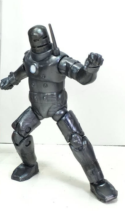 Iron Man (original Armor) - Hasbro (Marvel Legends Series Wave 1 2016) action figure collectible [Barcode 630509396313] - Main Image 4