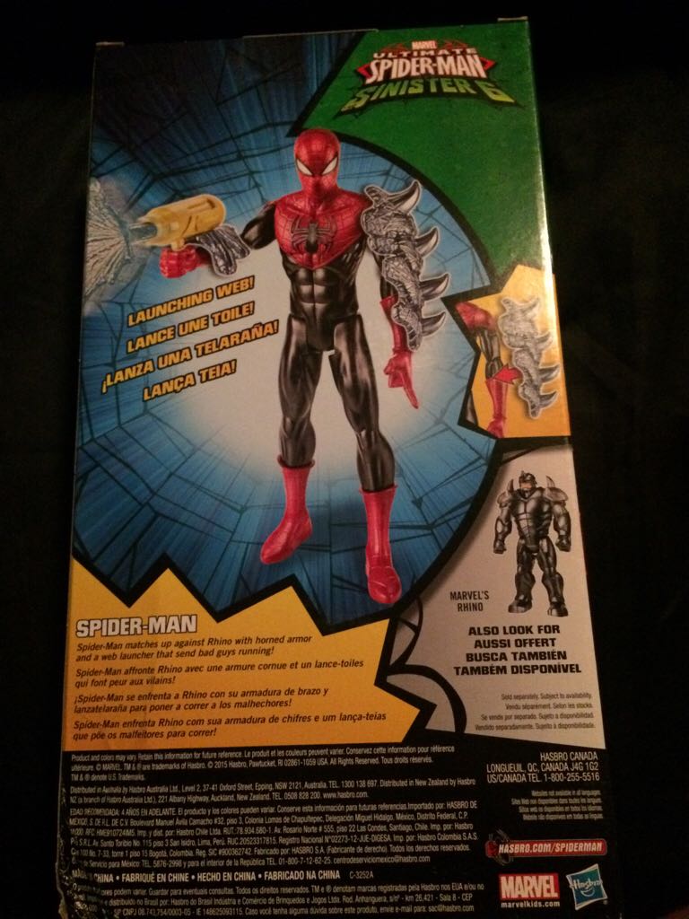 Spider Man - Hasbro (Spiderman Sinister 6) action figure collectible [Barcode 630509396788] - Main Image 2