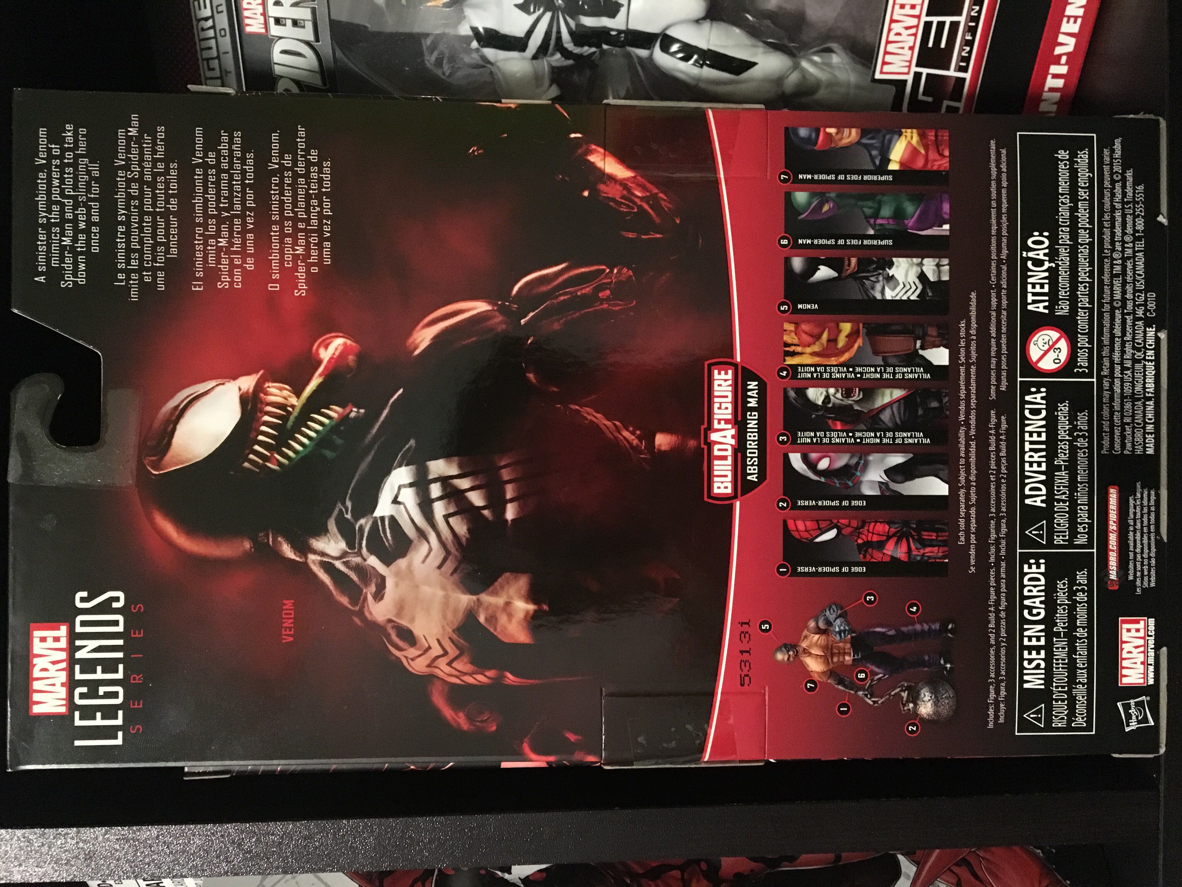 Venom (Absorbing Man) - Hasbro (Marvel Legends (BAF - Absorbing Man)) action figure collectible [Barcode 630509397341] - Main Image 4