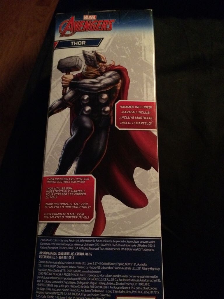 Thor - Hasbro (Avengers Titan Heroes) action figure collectible [Barcode 630509397846] - Main Image 2