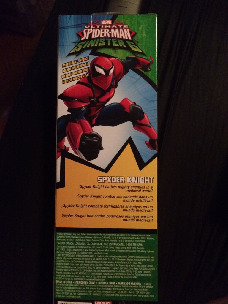 Spyder Knight - Hasbro (Marvel Ultimate Spider-Man Sinister 6) action figure collectible [Barcode 630509401376] - Main Image 2