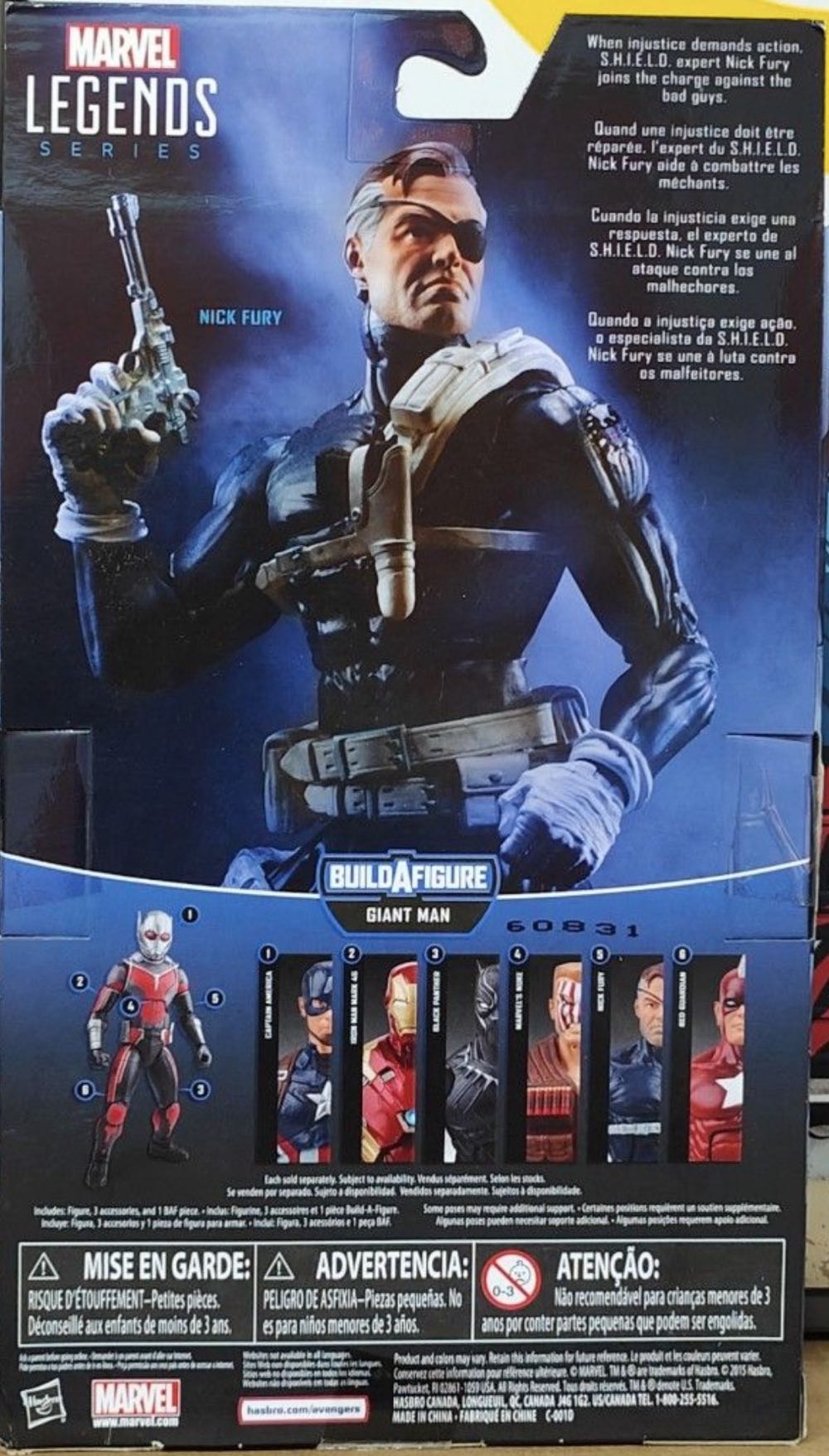 Nick Fury (Giant Man) - Hasbro (Marvel Legends (BAF - Giant Man)) action figure collectible [Barcode 630509401895] - Main Image 5