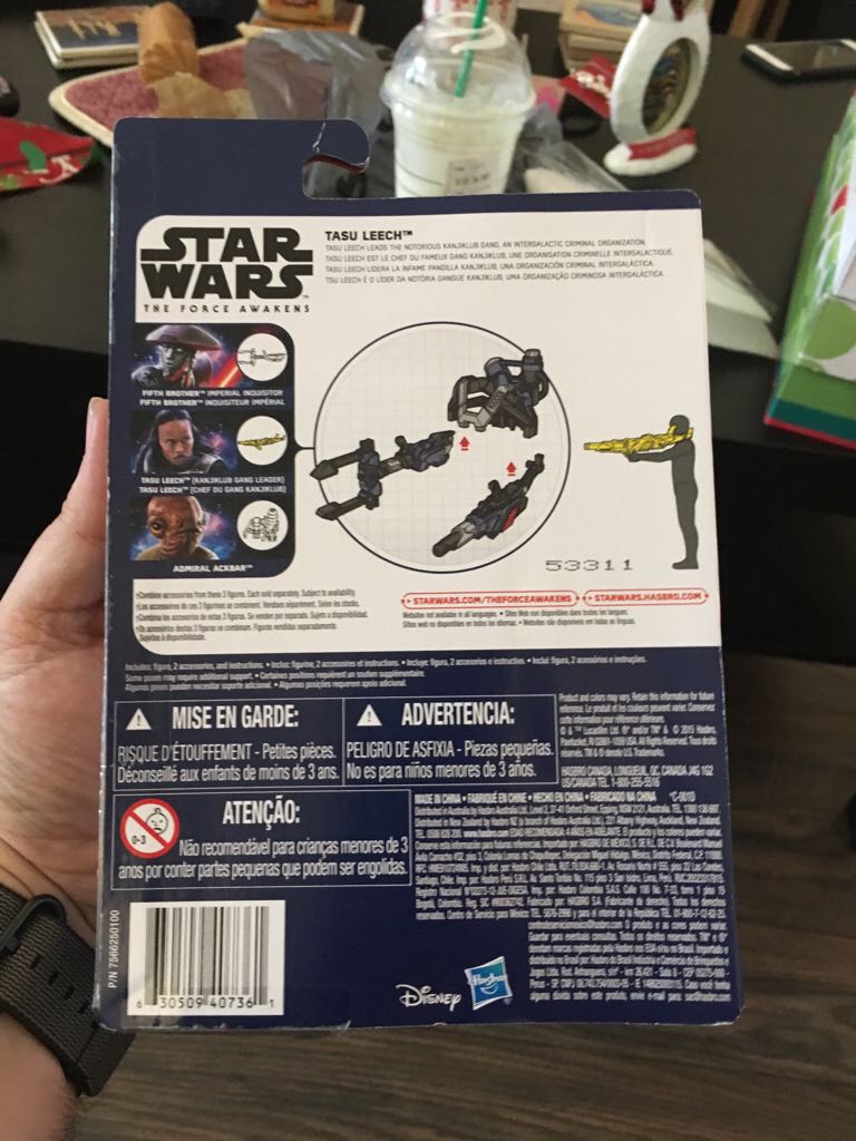 Tasu Leech (Kanjiklub Gang Leader) - Star Wars (Rogue One) - Disney / Hasbro (Star Wars - The Force Awakens) action figure collectible [Barcode 630509407361] - Main Image 2