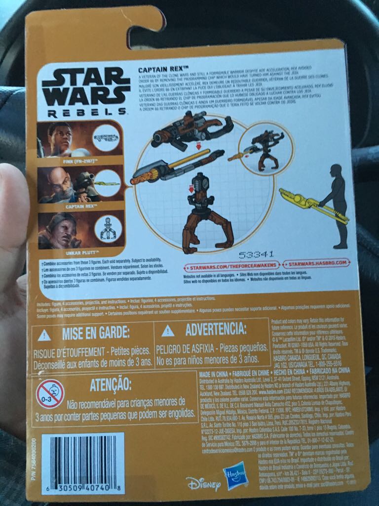 Captain Rex (Old Man) - Star Wars (The Force Awakens) - Disney / Hasbro (Star Wars) action figure collectible [Barcode 630509407408] - Main Image 2