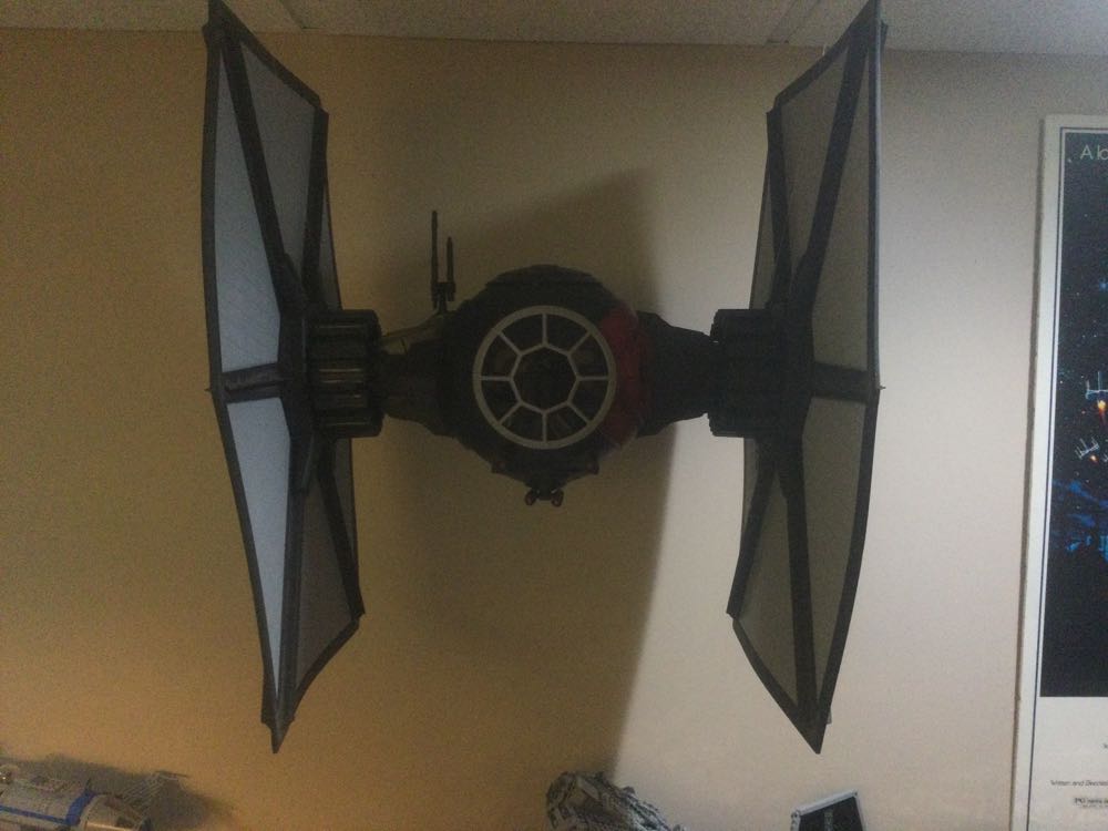 SW BS V1 First Order Special Forces TIE Fighter - Hasbro (Star Wars Black Series 6”) action figure collectible [Barcode 630509412884] - Main Image 4