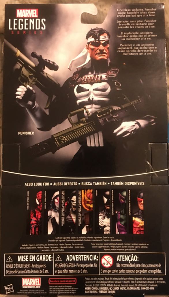 Marvel Legends Walgreens Exclusive Punisher - Hasbro (Marvel Legends) action figure collectible [Barcode 630509417490] - Main Image 2