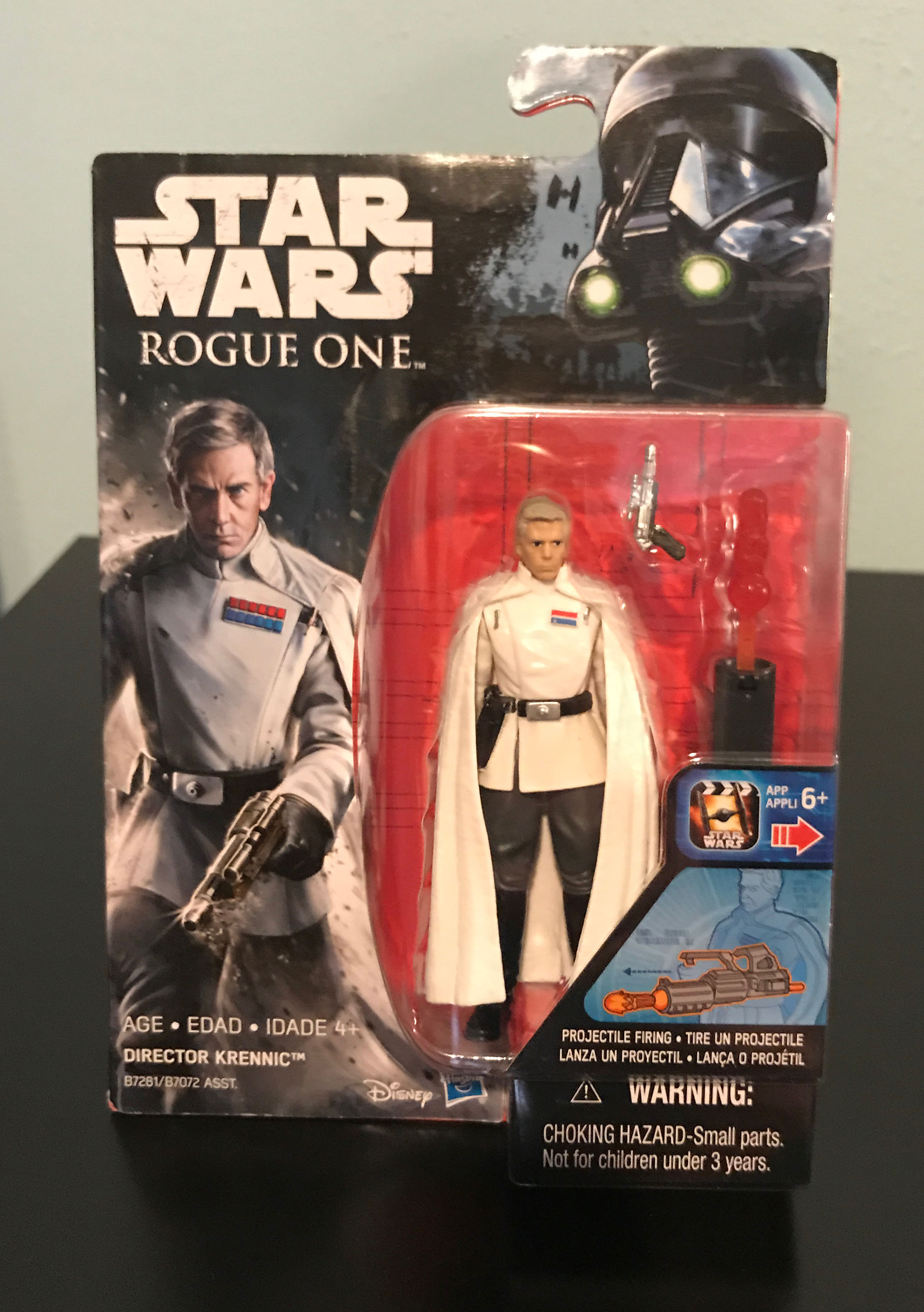 Director Krennic - Hasbro (Rogue One 3.75” 2015- 16) action figure collectible [Barcode 630509420476] - Main Image 3