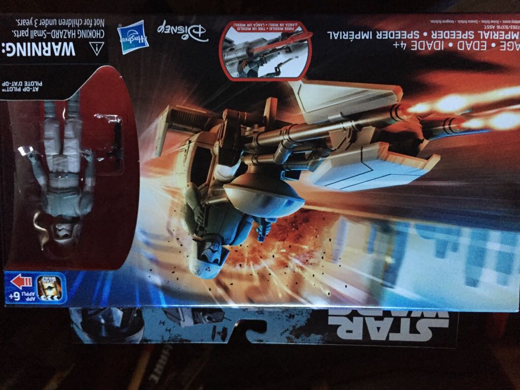 Imperial Speeder w/At-Dp Pilot - Hasbro (Star Wars Rogue One) action figure collectible [Barcode 630509420810] - Main Image 1