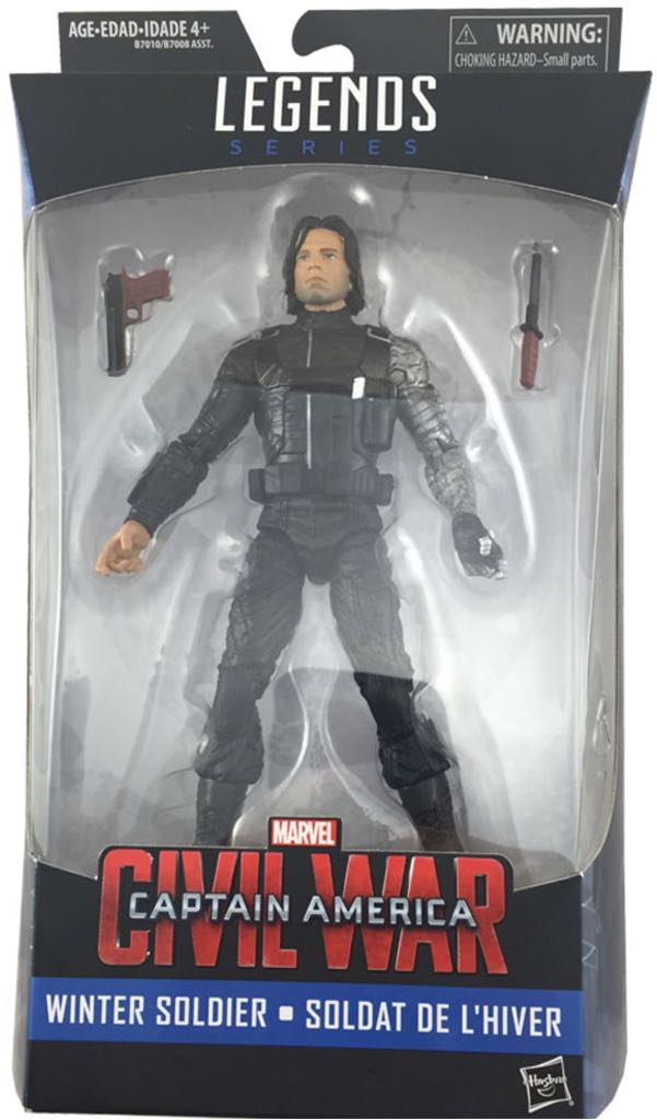 Marvel Legends Winter Soldier (Civil War) - Hasbro (Marvel Legends) action figure collectible [Barcode 630509423156] - Main Image 1