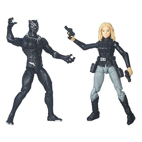 Marvel Legends Captain America Civil War Black Panther & Agent 13 Toys R Us Exclusive 2 Pack 3.75 - Hasbro (Marvel Legends) action figure collectible [Barcode 630509423514] - Main Image 2