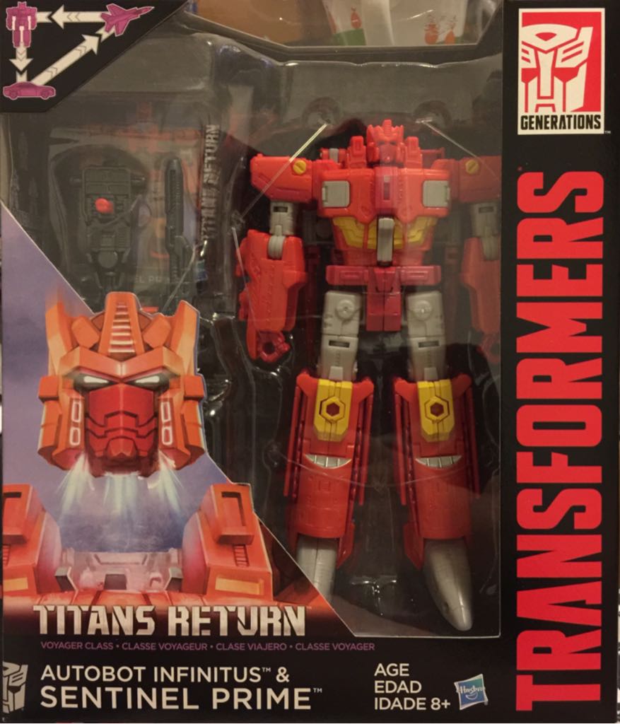 Titans Return Sentinel Prime & Infinitus - Hasbro (Transformers) action figure collectible [Barcode 630509424337] - Main Image 1