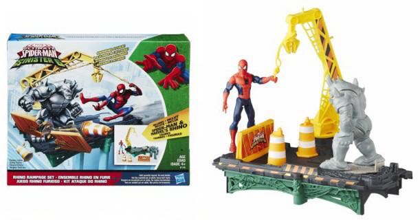Spider-Man: Rhino Rampage Set - Hasbro (Marvel Ultimate Spider-Man Sinister 6) action figure collectible [Barcode 630509424696] - Main Image 1