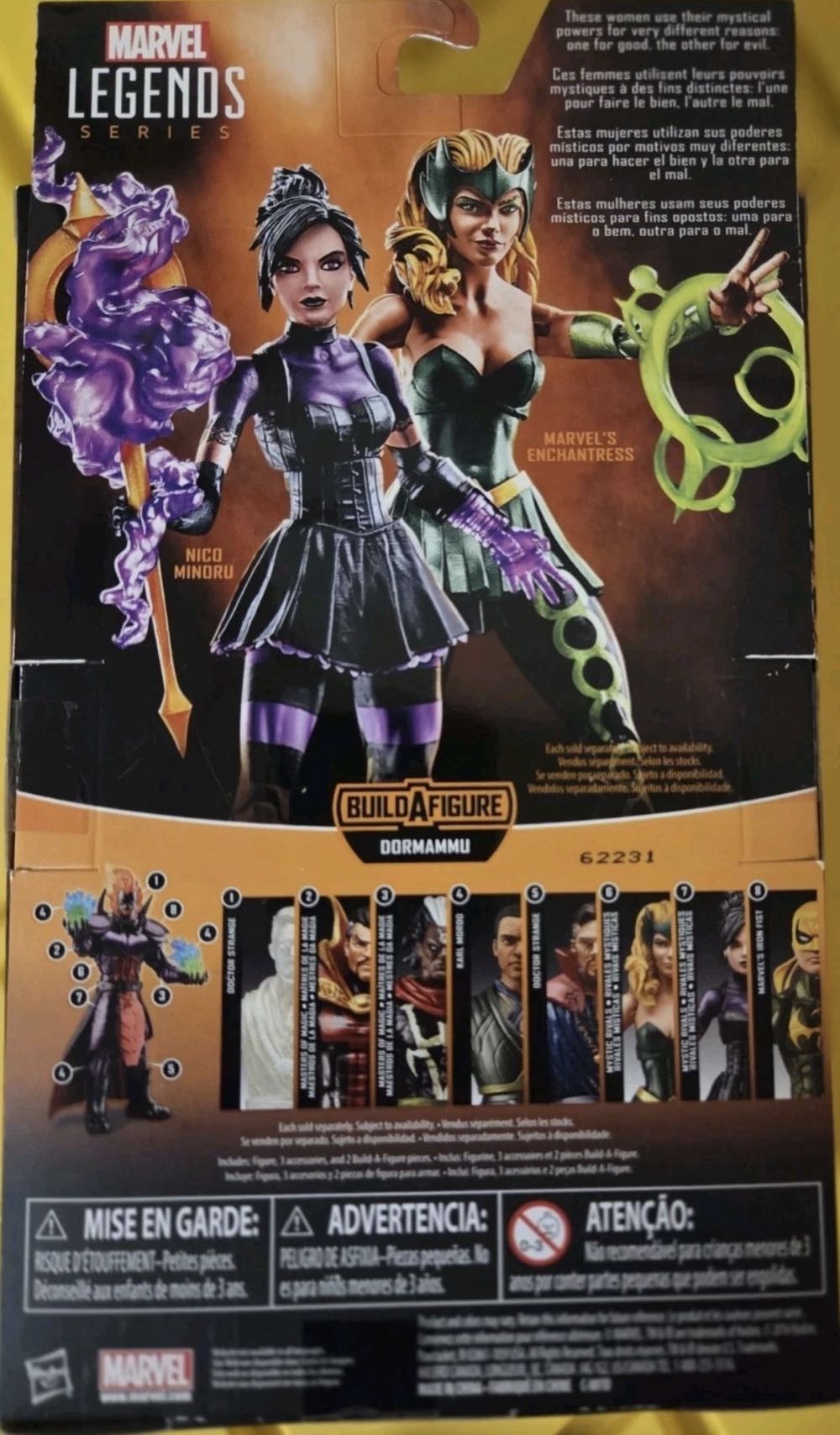 Marvel Legends Series - Doctor Strange - BAF Dormammu - Nico Minoru - Hasbro (Marvel Legends - BAF Dormammu) action figure collectible [Barcode 630509425341] - Main Image 5