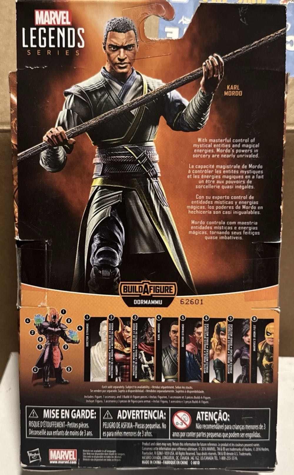 Marvel Legends - (MCU) Karl Mordo - Hasbro (Doctor Strange) action figure collectible [Barcode 630509425372] - Main Image 6