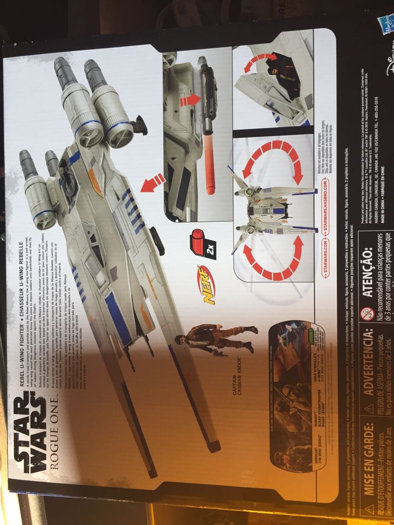 Rebel U-wing Fighter - Hasbro (Star Wars: Rogue One) action figure collectible [Barcode 630509425778] - Main Image 2