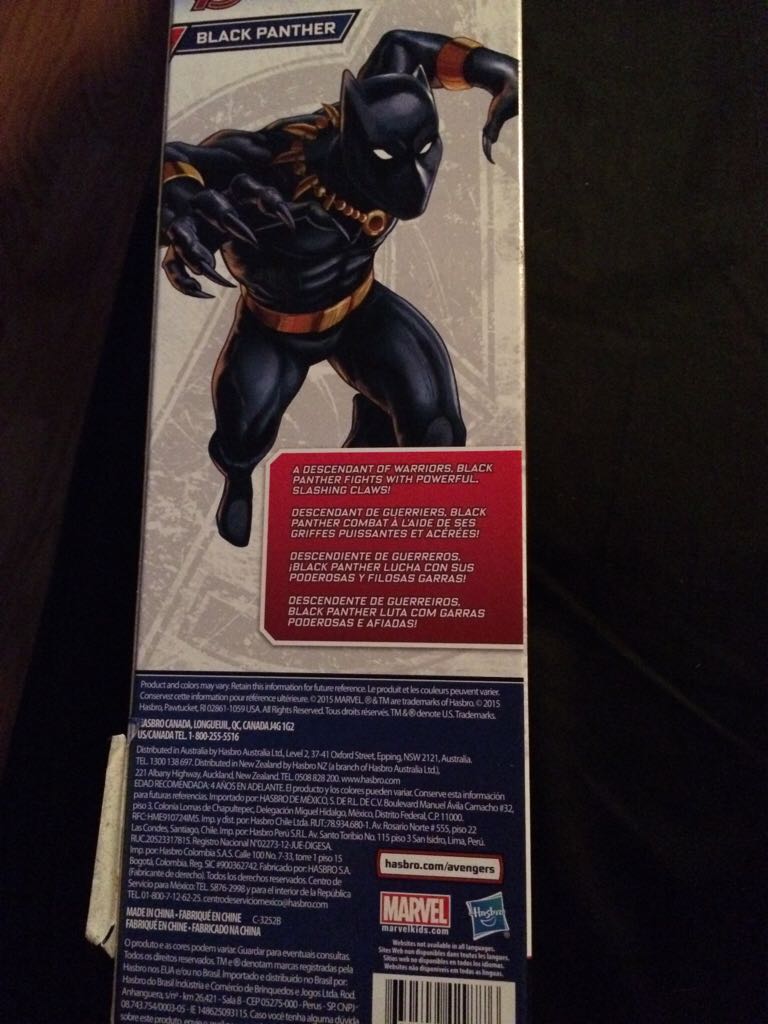 Black Panther - Hasbro (Avengers Titan Heroes) action figure collectible [Barcode 630509429776] - Main Image 2
