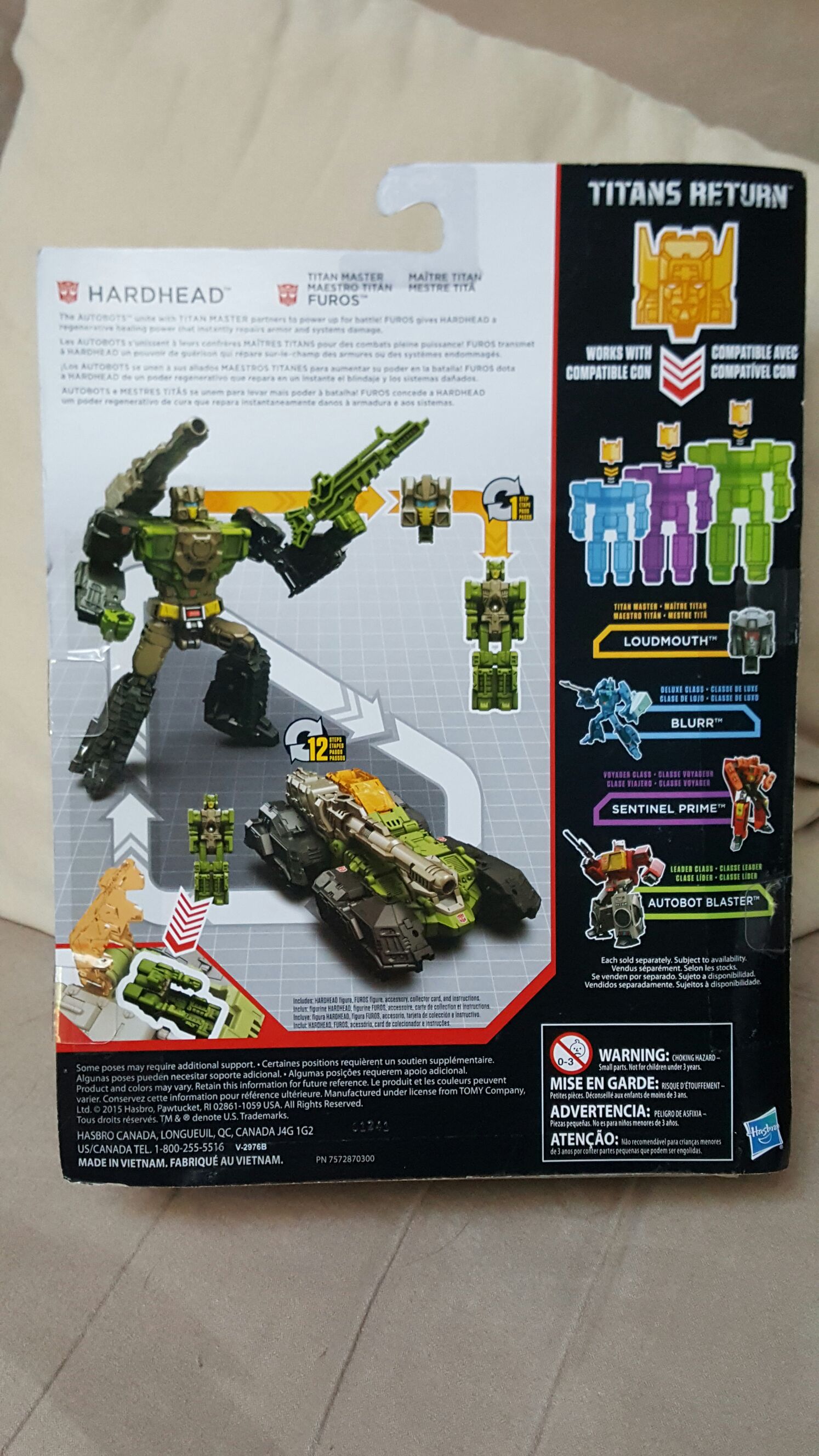 FUROS & HARDHEAD  - Hasbro (Titans Return) action figure collectible [Barcode 630509431311] - Main Image 2