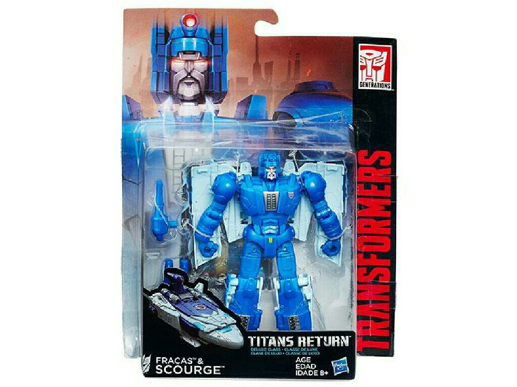 Transformers Titans Return Scourge And Fracas - Hasbro (Deluxe Class) action figure collectible [Barcode 630509431328] - Main Image 2