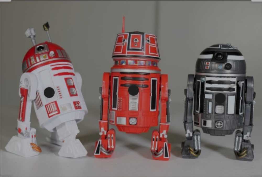 SW BS Red Squadron Astromech 3-Pack Droids - Hasbro (Star Wars: The Black Series (6”)) action figure collectible [Barcode 630509432998] - Main Image 4