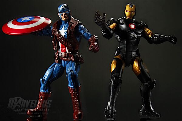 Legends Infinite 2 Pack Avengers Captain America & Iron Man - Hasbro action figure collectible [Barcode 630509436965] - Main Image 2