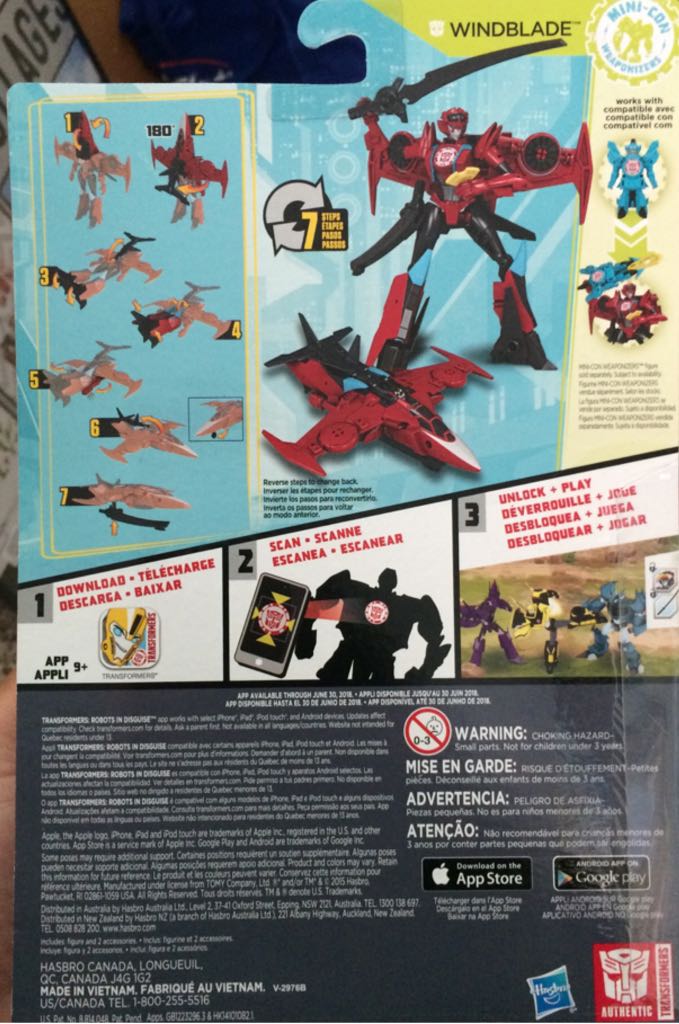 Windblade - Hasbro (Transformers: Robots In Disguise) action figure collectible [Barcode 630509444786] - Main Image 2