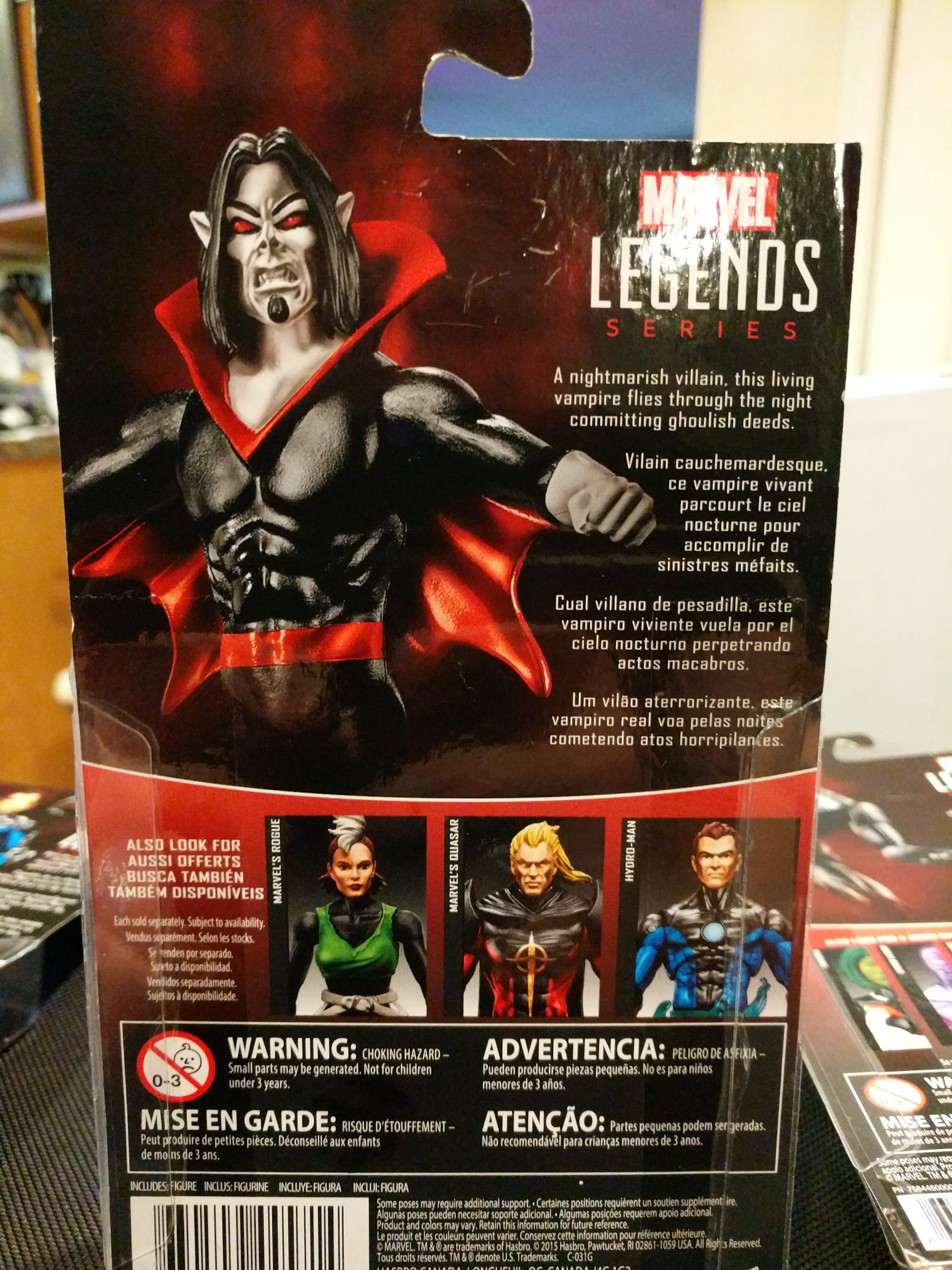 Morbius - Hasbro (Marvel Legends) action figure collectible [Barcode 630509445714] - Main Image 2