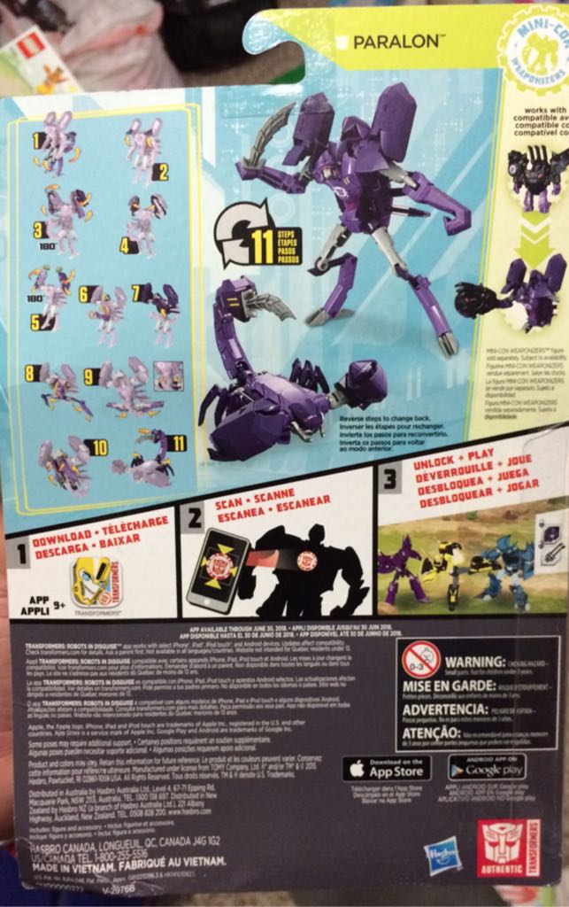 Transformers RID: Paralon - Hasbro (Transformers Robots In Disguise) action figure collectible [Barcode 630509445899] - Main Image 2