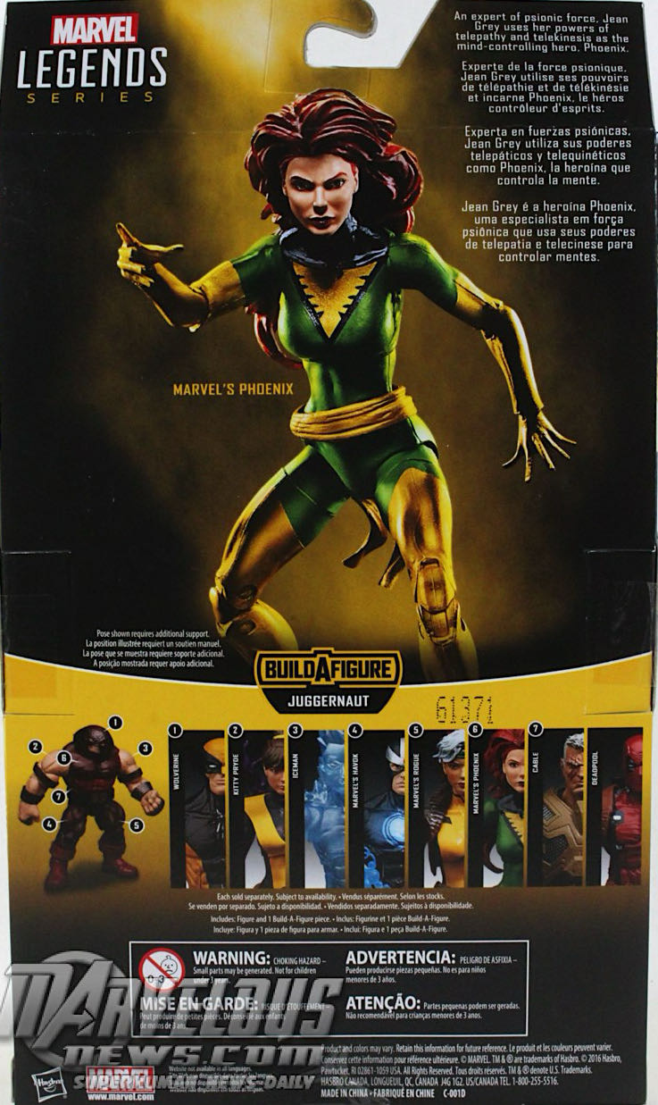 Jean Grey (Phoenix) - Hasbro Marvel Legends (Marvel Legends) action figure collectible [Barcode 630509448753] - Main Image 4