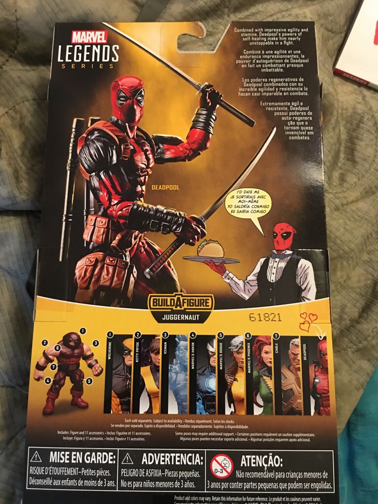 Deadpool - Hasbro (Marvel Legends Juggernaut Series) action figure collectible [Barcode 630509448814] - Main Image 2