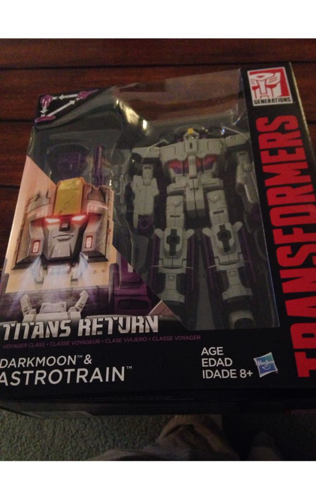 Decepticon Astrotrain & Darkmoon ✅ - Hasbro (Transformers: PW Trilogy Titans Return) action figure collectible [Barcode 630509450725] - Main Image 2