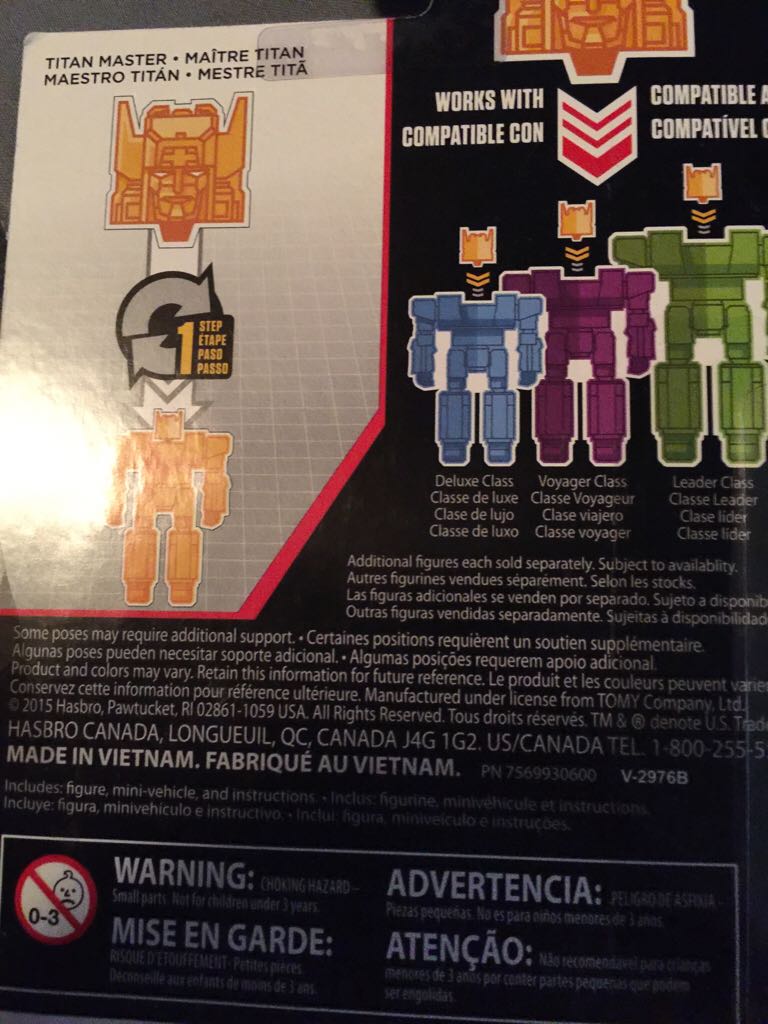 Titan Master Autobot BRAWN ✅ - Hasbro (Transformers: PW Trilogy Titans Return) action figure collectible [Barcode 630509451791] - Main Image 2