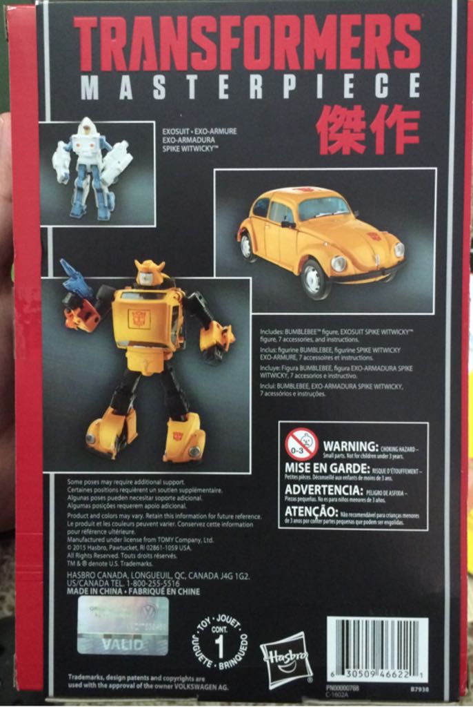 MP-08 Bumblebee & Spike Witwicky - Hasbro (The Transformers) action figure collectible [Barcode 630509466221] - Main Image 2