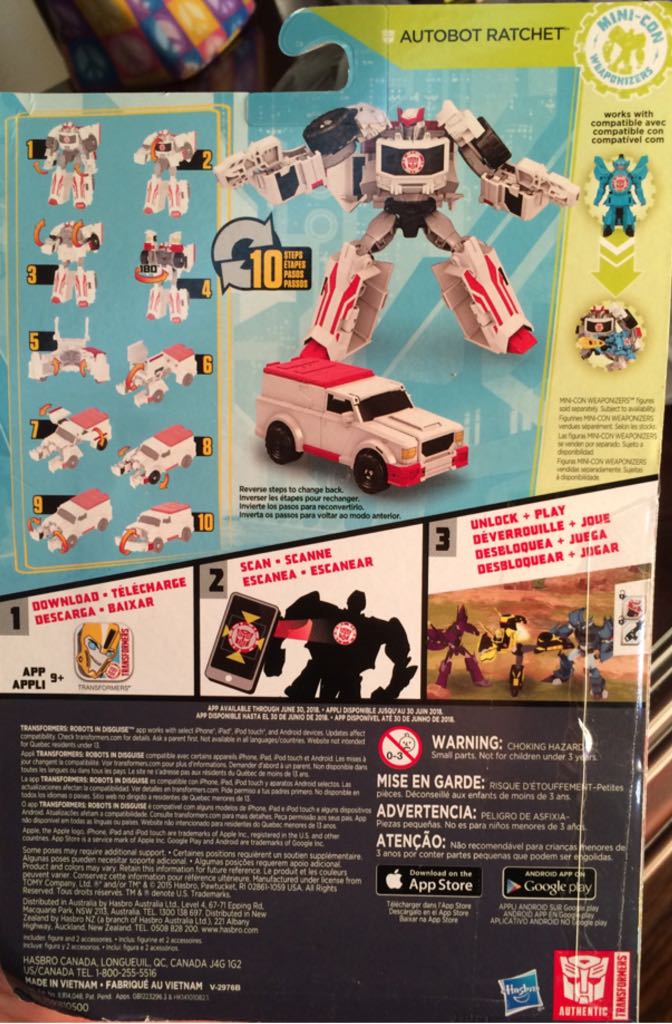 Ratchet - Hasbro (Deluxe Class) action figure collectible [Barcode 630509467532] - Main Image 2