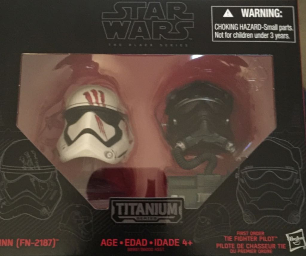 Finn (FN-2187) & First Order TIE Fighter Pilot - Hasbro (Star Wars: The Force Awakens) action figure collectible [Barcode 630509468348] - Main Image 1
