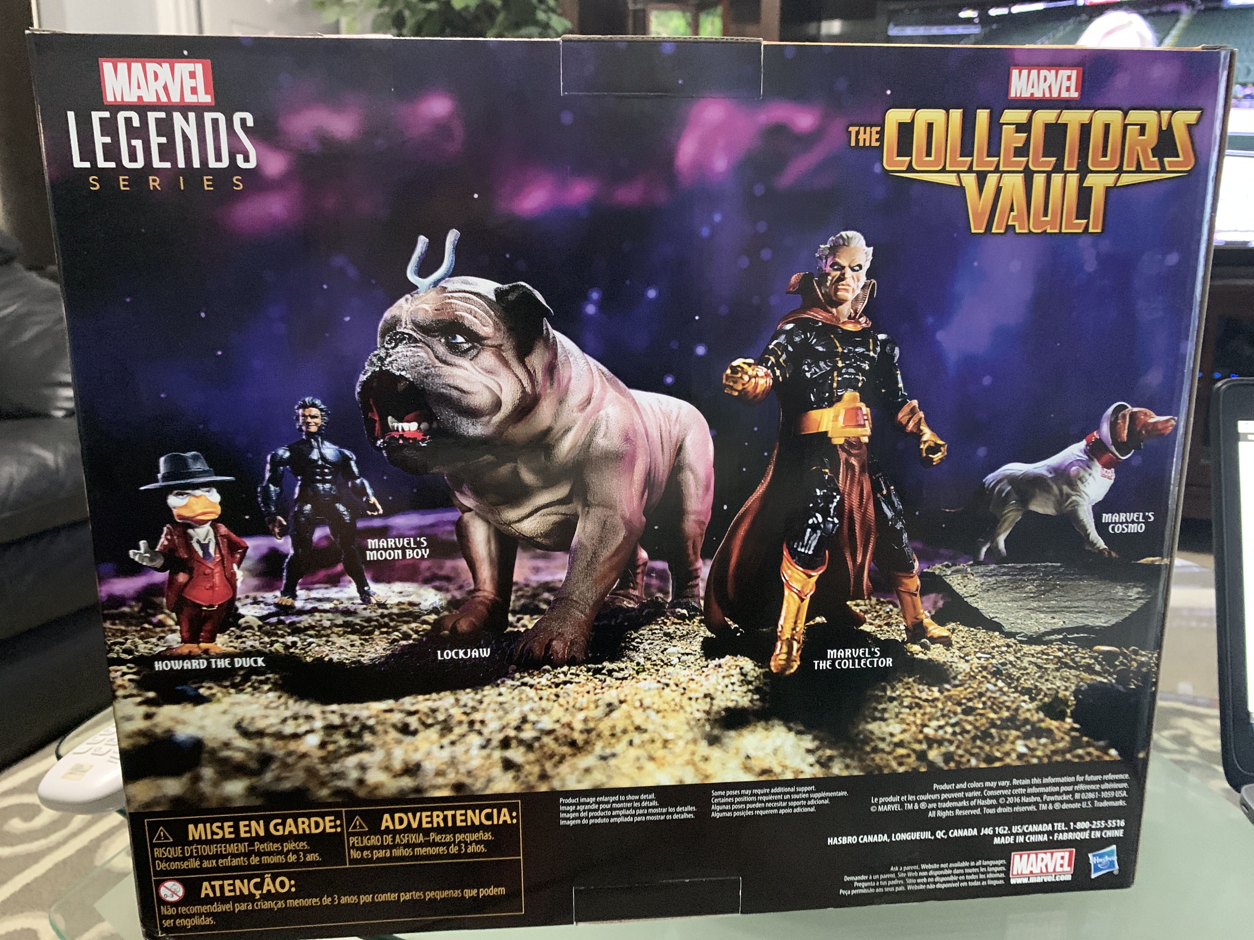 The Collector’s Vault (The Collector, Howard the Duck, Cosmo, Lockjaw & Moon Boy) - Hasbro (Marvel Comics) action figure collectible [Barcode 630509468782] - Main Image 3