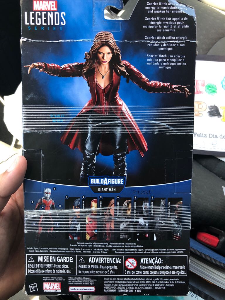 Scarlet Witch - Marvel Legends (Captain America Civil War) - Hasbro Marvel Legends (Marvel Legends) action figure collectible [Barcode 630509470624] - Main Image 2