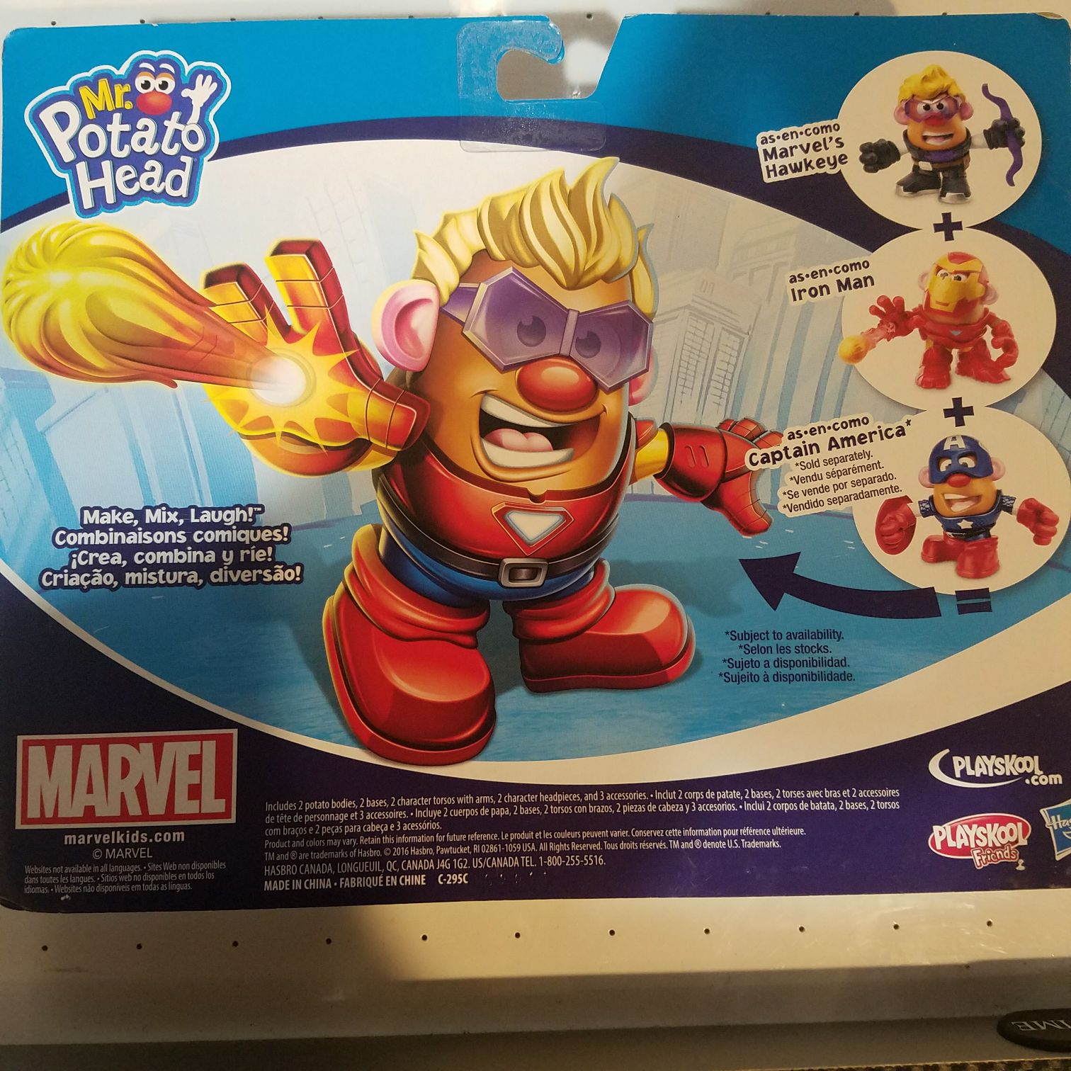 Marvel Iron Man & Marvel’s Hawkeye Playskool Friends - Playskool/Hasbro action figure collectible [Barcode 630509476794] - Main Image 2