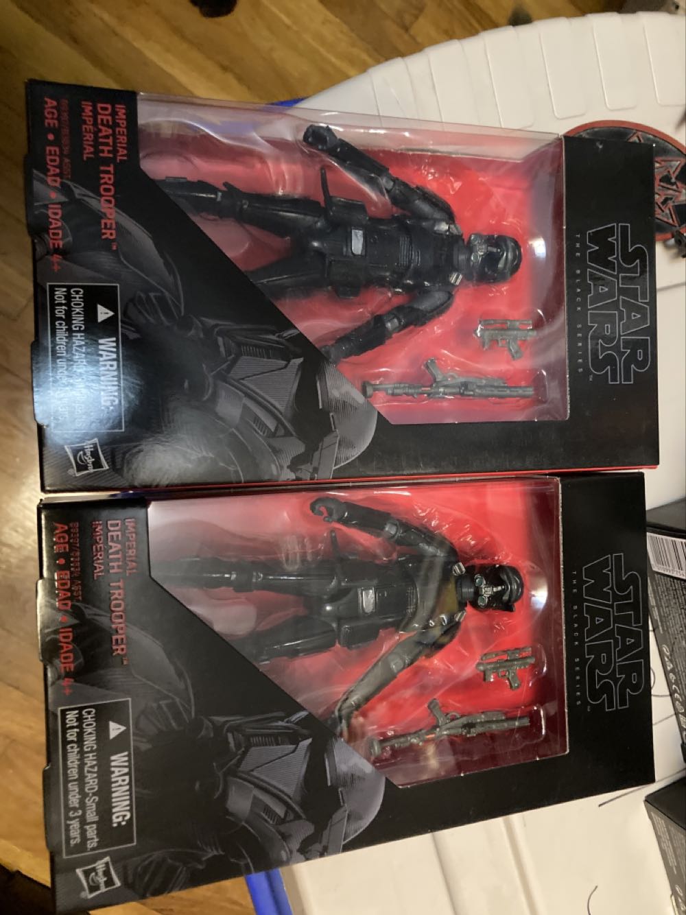 Imperial Death Trooper - Hasbro (Star Wars Black 6”) (Starwars Black 6 inch) action figure collectible [Barcode 630509477180] - Main Image 4