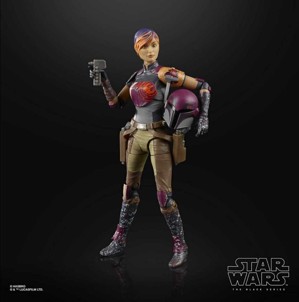 Sabine Wren - Hasbro (Star Wars Black 6”) (Starwars Black 6 inch) action figure collectible [Barcode 630509483549] - Main Image 3