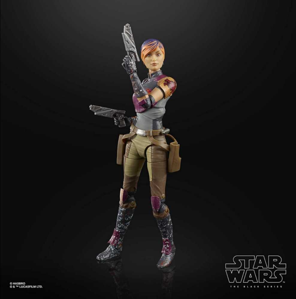 Sabine Wren - Hasbro (Star Wars Black 6”) (Starwars Black 6 inch) action figure collectible [Barcode 630509483549] - Main Image 4