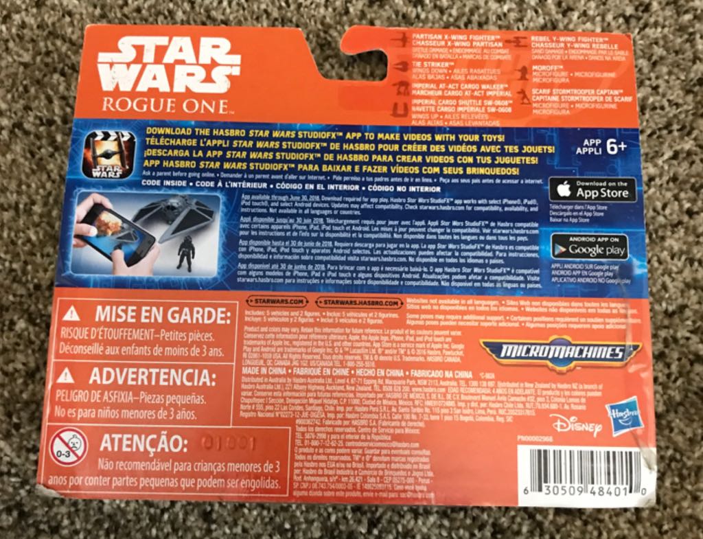 Assault On Scarif - Hasbro (Micromachines: Star Wars) action figure collectible [Barcode 630509484010] - Main Image 2