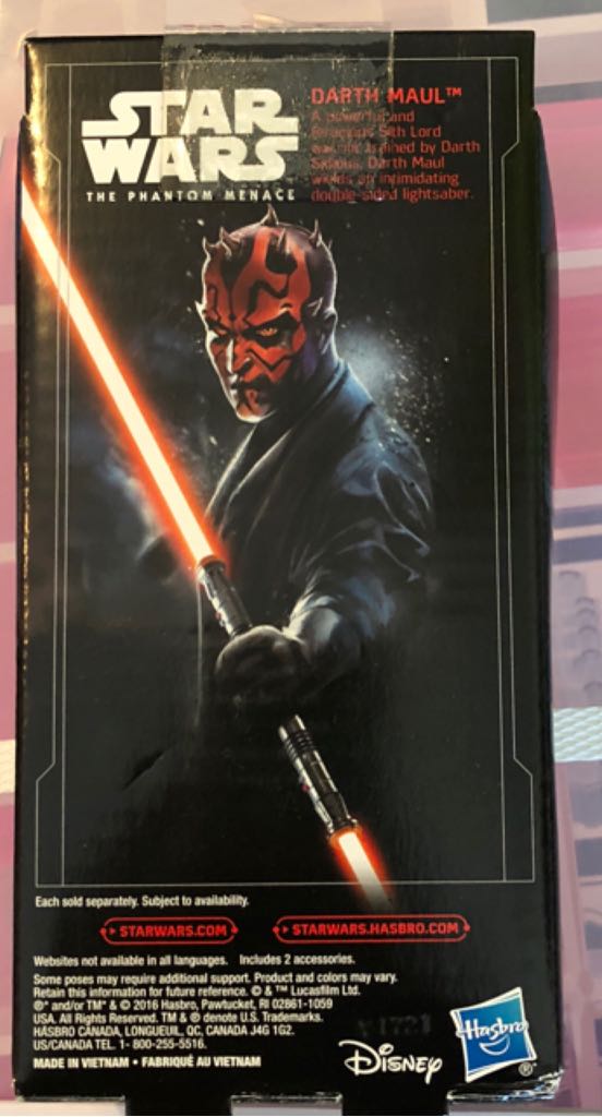 Star Wars: Darth Maul - Hasbro (Star Wars) action figure collectible [Barcode 630509488445] - Main Image 2