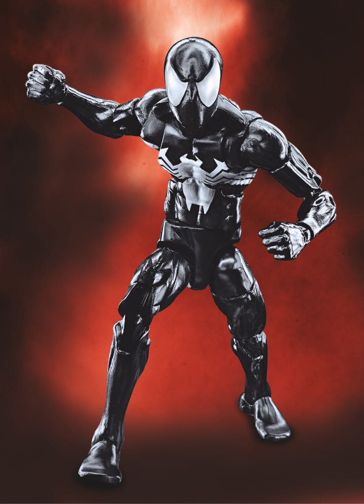Marvel Legends Spider-Man (Black Suit) - Hasbro (Marvel Legends - Sandman Series) action figure collectible [Barcode 630509490523] - Main Image 1