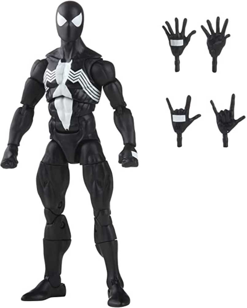Marvel Legends Spider-Man (Black Suit) - Hasbro (Marvel Legends - Sandman Series) action figure collectible [Barcode 630509490523] - Main Image 4
