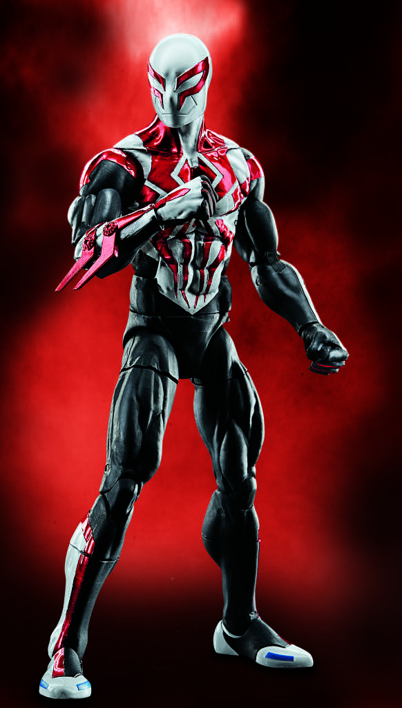 Spider-Man 2099 (Miguel O’Hara v2) - Hasbro (Marvel Legends Sandman BAF Series) action figure collectible [Barcode 630509490554] - Main Image 2